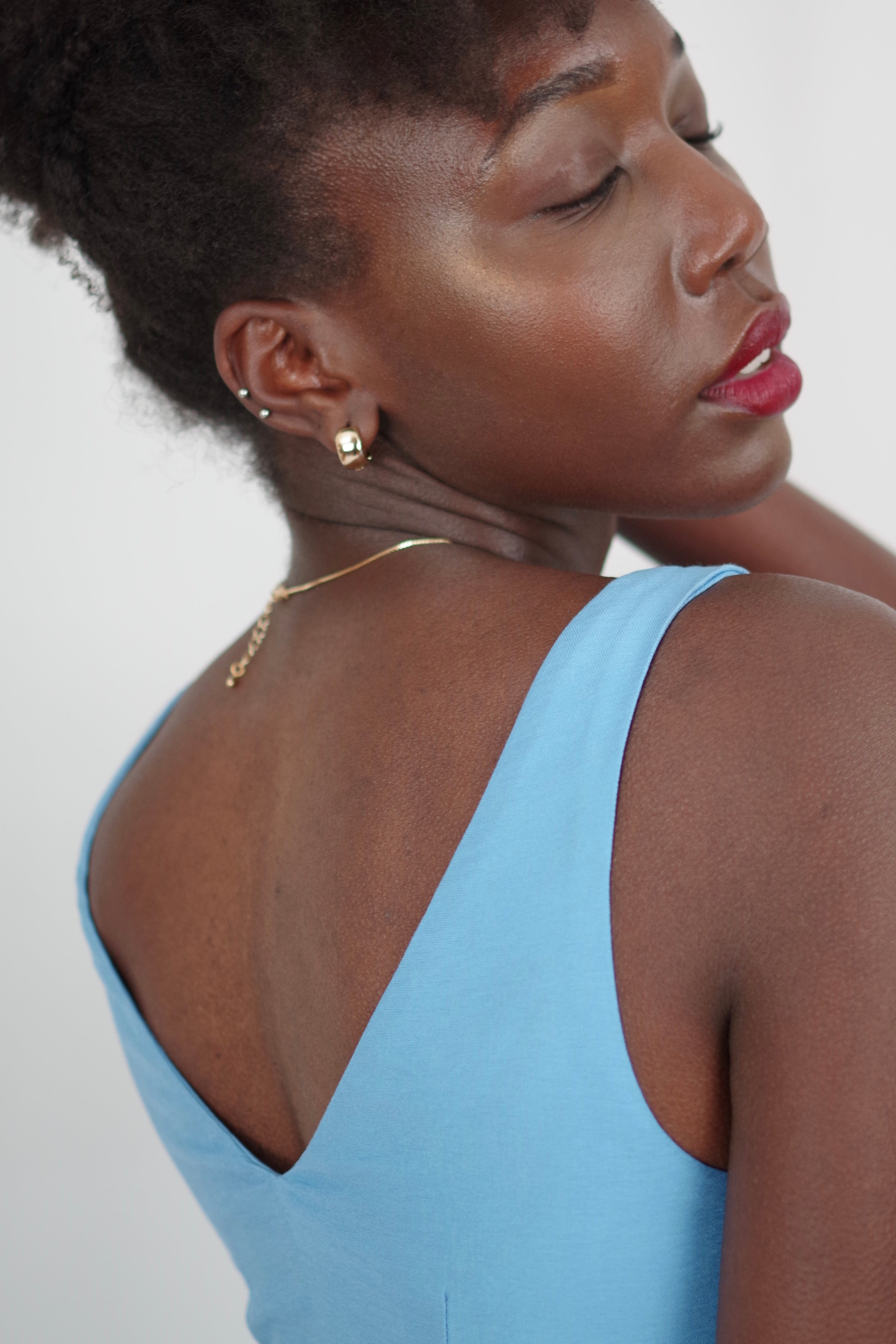 Vestido Midi Azul Lisboa