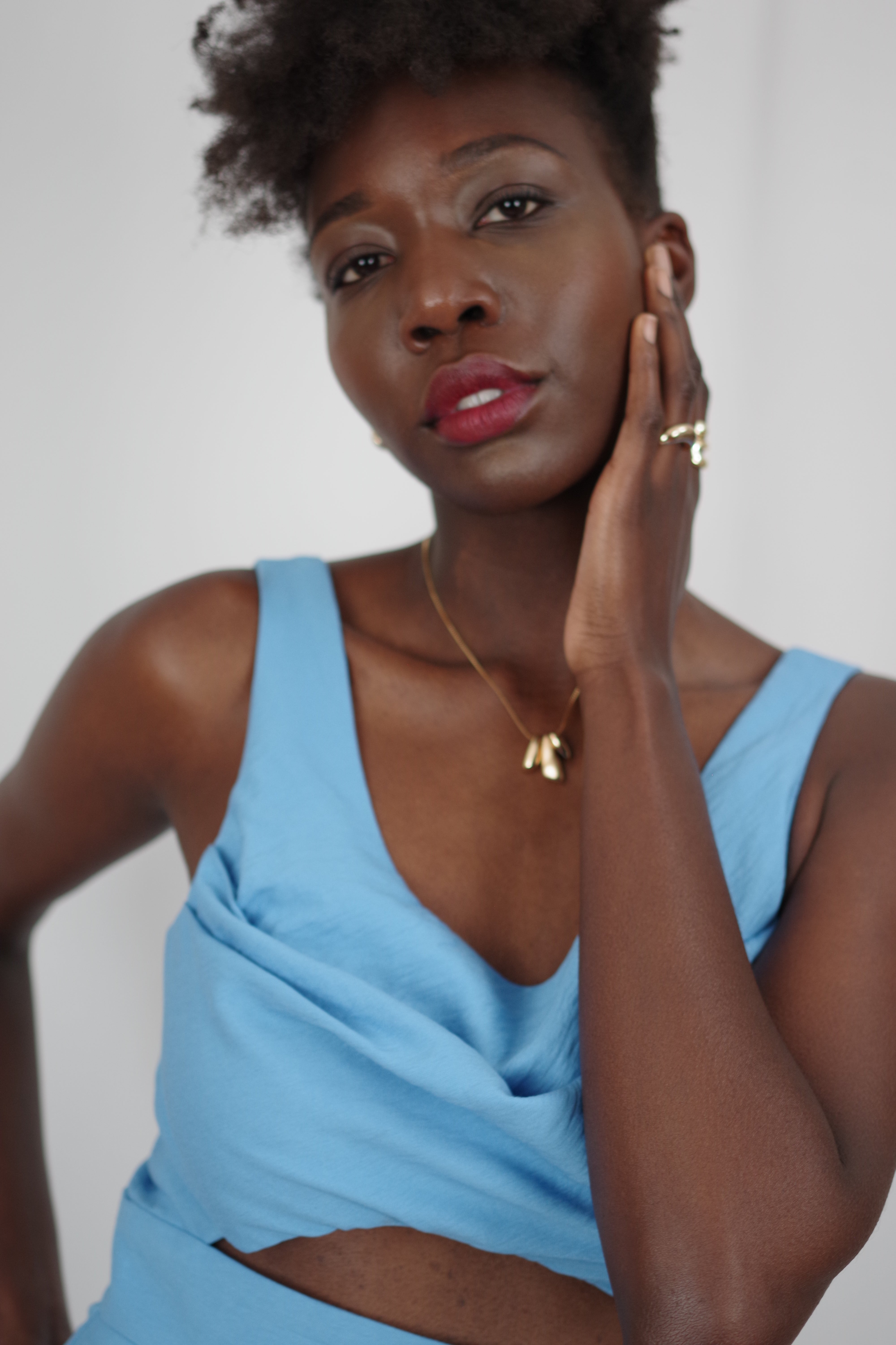 Vestido Midi Azul Lisboa