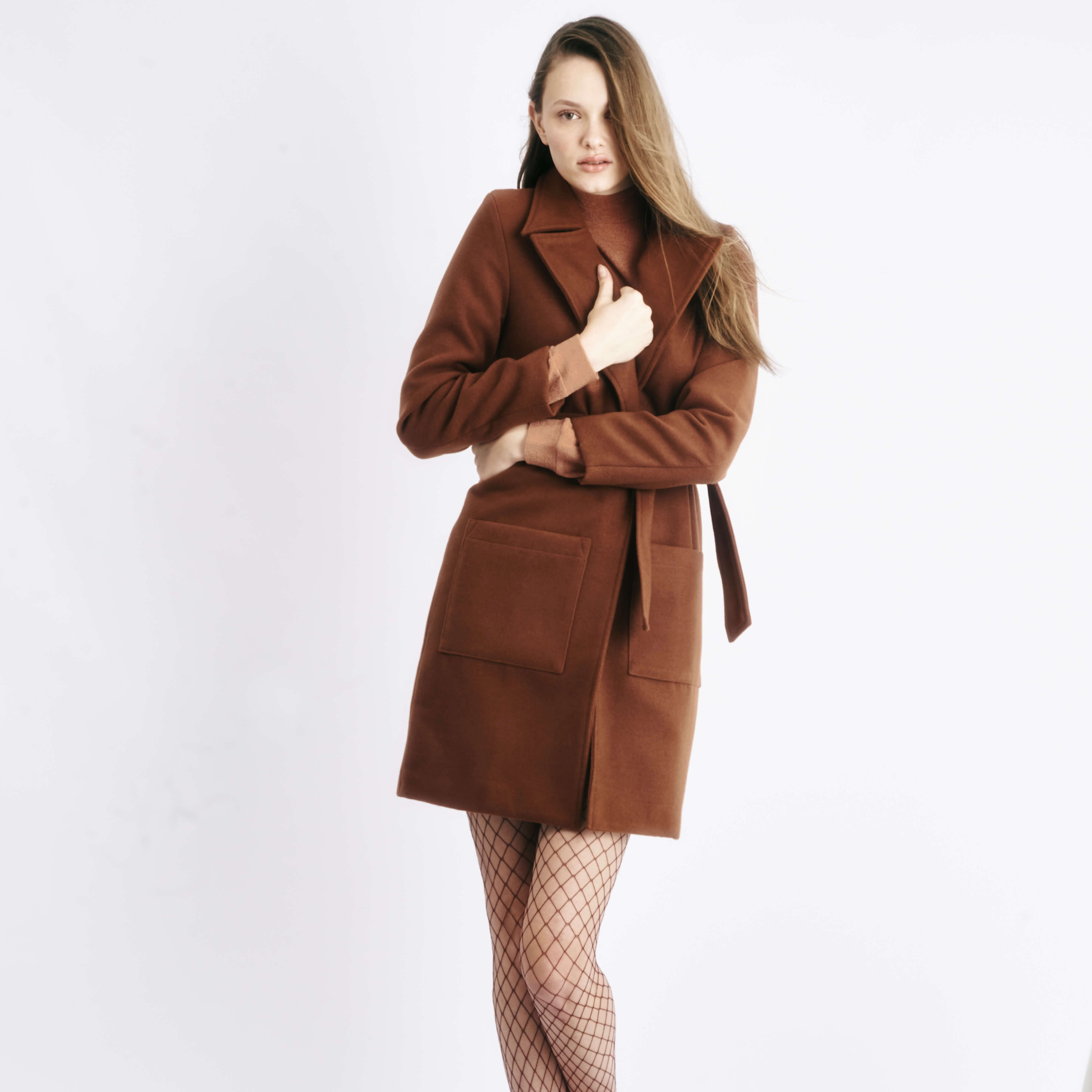 Trench Coat Cognac Sabrina