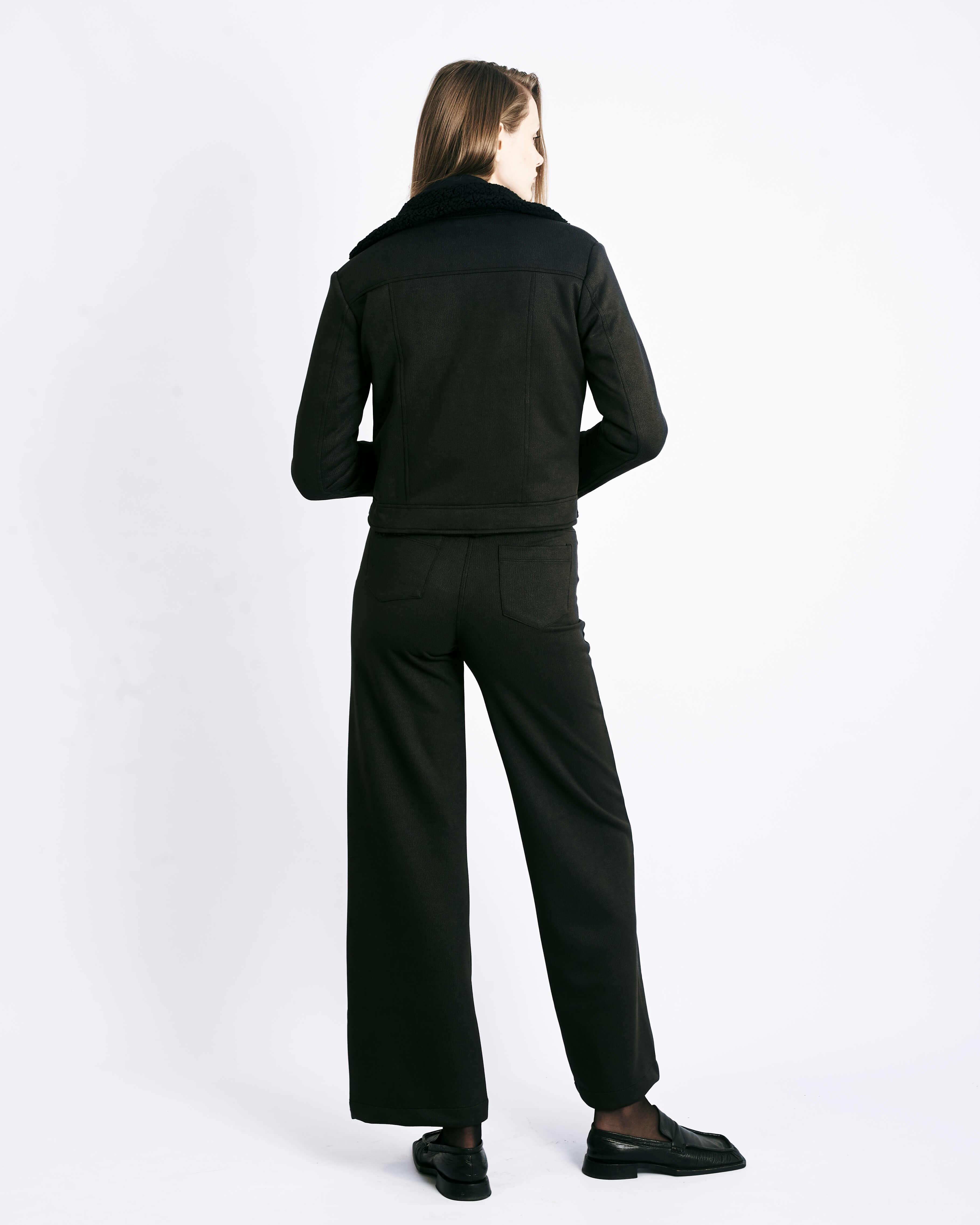 Black Wide Leg Trousers Gabriela