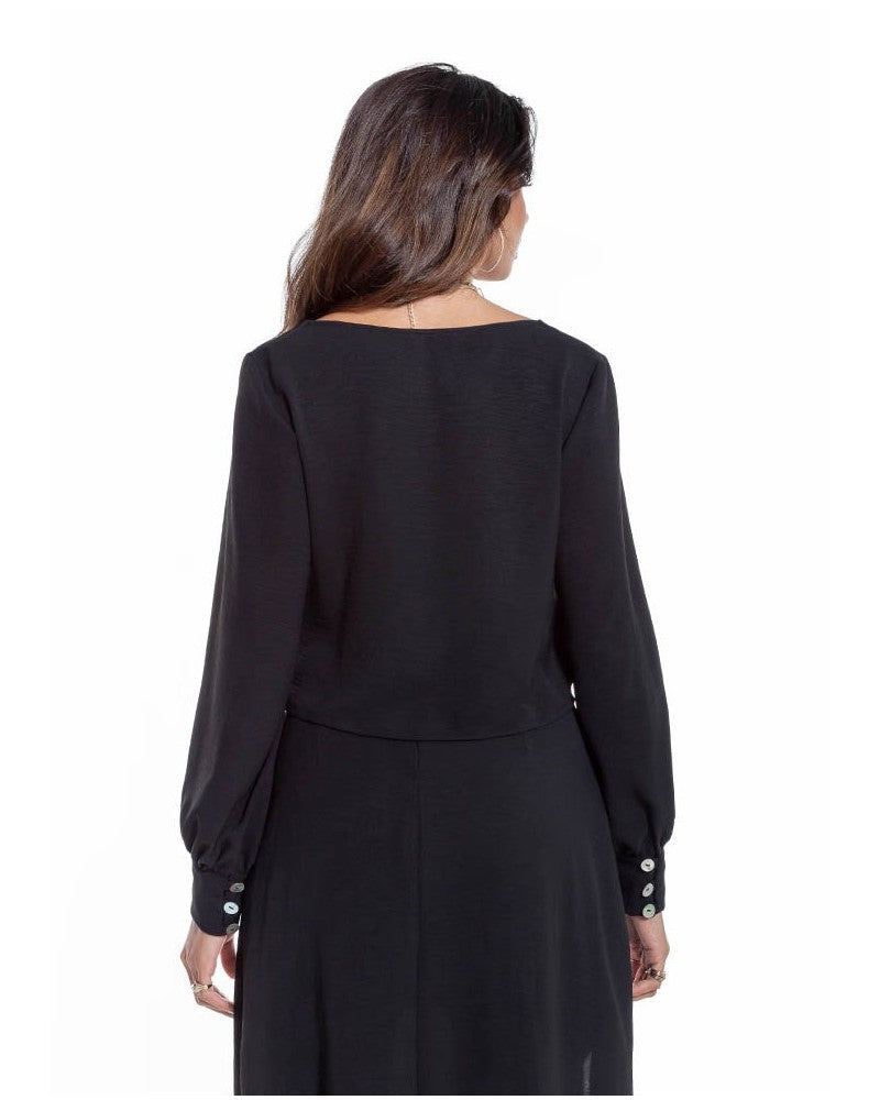 Chemise noire Flavia