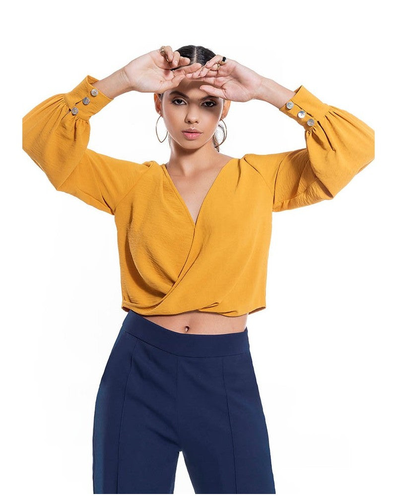 Chemise moutarde Pénélope