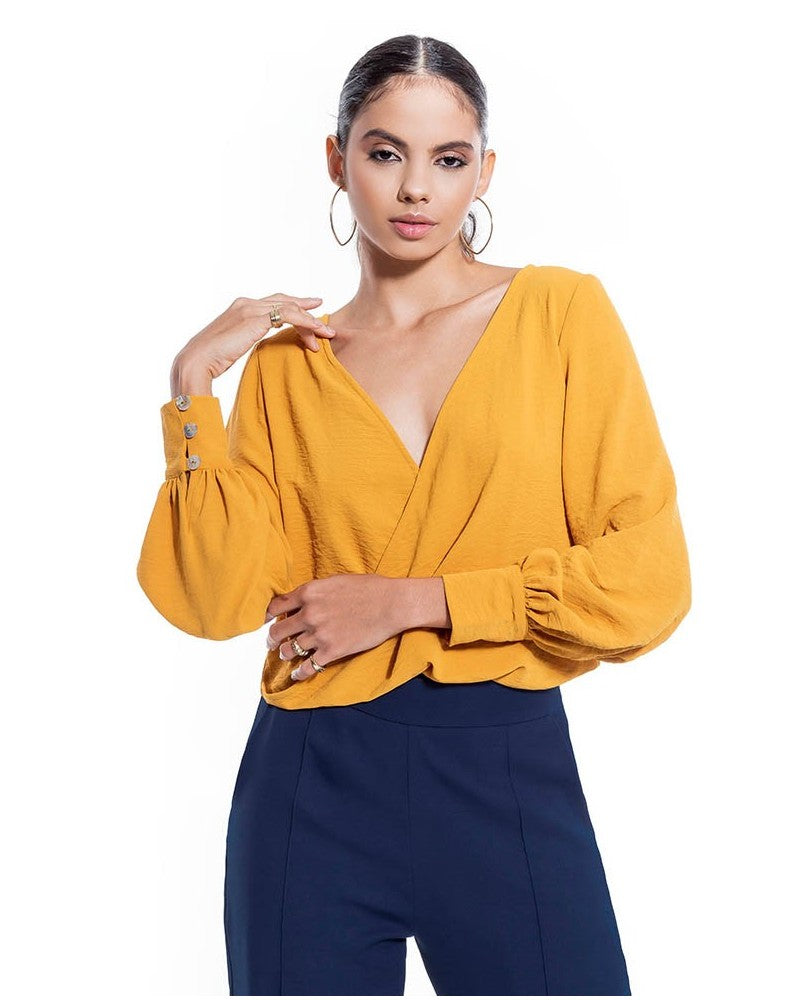 Chemise moutarde Pénélope