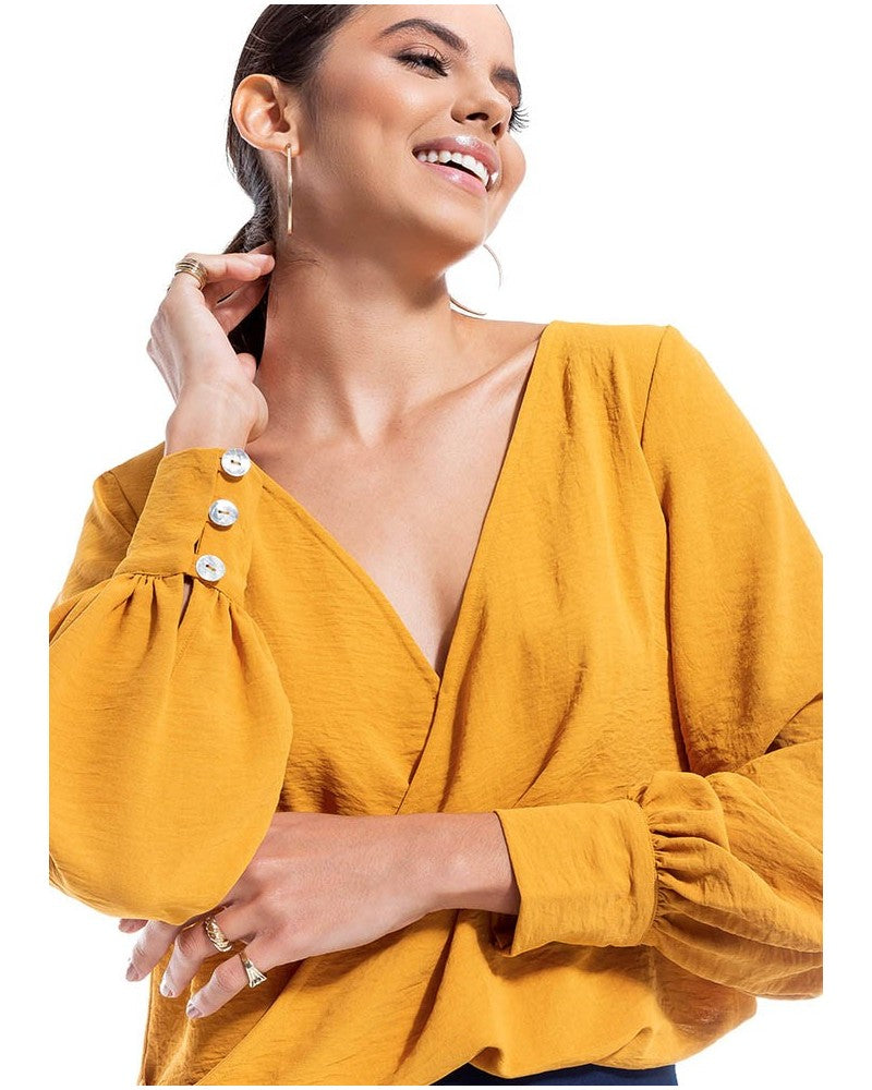 Chemise moutarde Pénélope