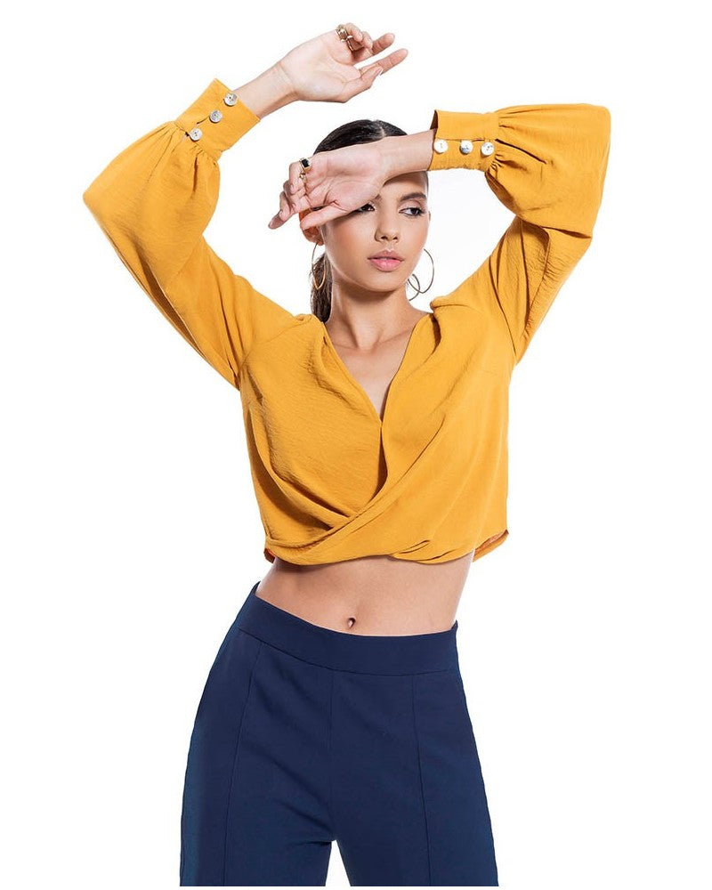 Chemise moutarde Pénélope