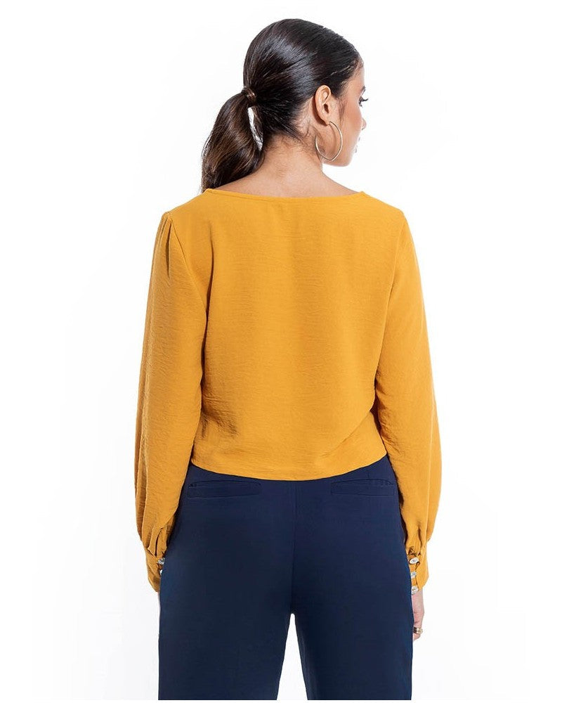 Chemise moutarde Pénélope