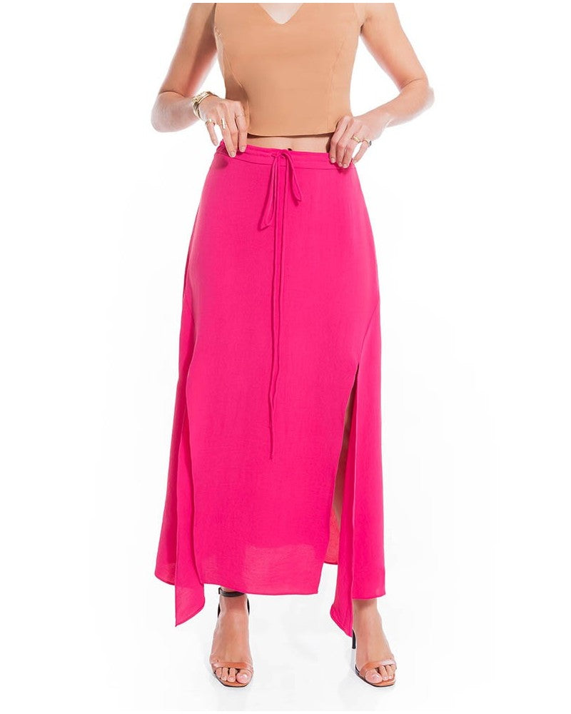 Pink Maxi Skirt Lisia